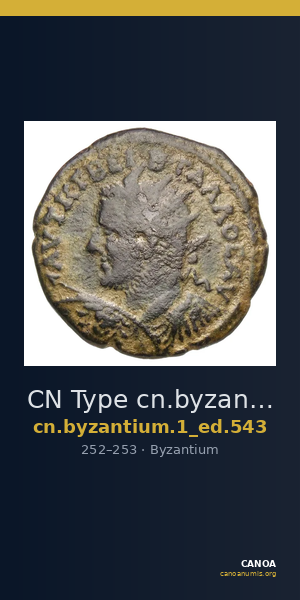CN Type cn.byzantium.1_ed.543 — CANOA