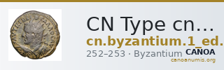 CN Type cn.byzantium.1_ed.543 — CANOA