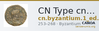 CN Type cn.byzantium.1_ed.559 — CANOA