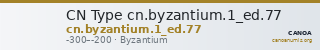 CN Type cn.byzantium.1_ed.77 — CANOA