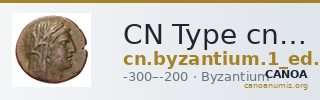 CN Type cn.byzantium.1_ed.83 — CANOA