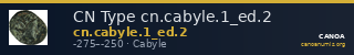 CN Type cn.cabyle.1_ed.2 — CANOA