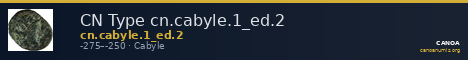 CN Type cn.cabyle.1_ed.2 — CANOA