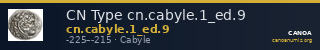CN Type cn.cabyle.1_ed.9 — CANOA
