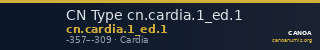CN Type cn.cardia.1_ed.1 — CANOA