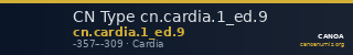 CN Type cn.cardia.1_ed.9 — CANOA