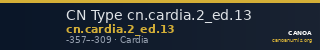 CN Type cn.cardia.2_ed.13 — CANOA