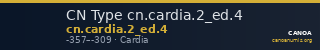 CN Type cn.cardia.2_ed.4 — CANOA