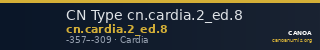 CN Type cn.cardia.2_ed.8 — CANOA