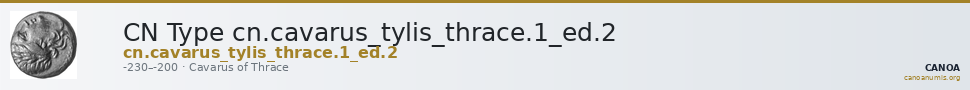 CN Type cn.cavarus_tylis_thrace.1_ed.2 — CANOA