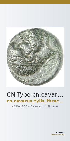 CN Type cn.cavarus_tylis_thrace.1_ed.3 — CANOA