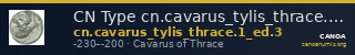 CN Type cn.cavarus_tylis_thrace.1_ed.3 — CANOA