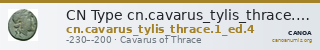 CN Type cn.cavarus_tylis_thrace.1_ed.4 — CANOA