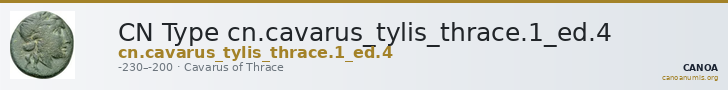 CN Type cn.cavarus_tylis_thrace.1_ed.4 — CANOA