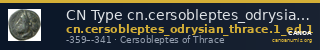 CN Type cn.cersobleptes_odrysian_thrace.1_ed.1 — CANOA