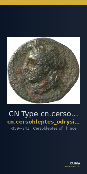 CN Type cn.cersobleptes_odrysian_thrace.1_ed.2 — CANOA