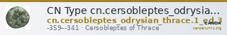 CN Type cn.cersobleptes_odrysian_thrace.1_ed.3 — CANOA