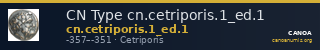 CN Type cn.cetriporis.1_ed.1 — CANOA