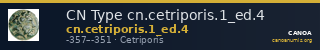 CN Type cn.cetriporis.1_ed.4 — CANOA
