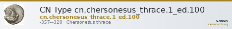 CN Type cn.chersonesus_thrace.1_ed.100 — CANOA