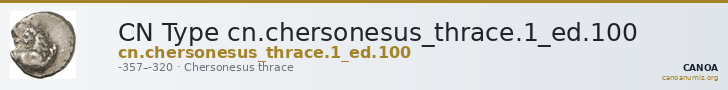 CN Type cn.chersonesus_thrace.1_ed.100 — CANOA