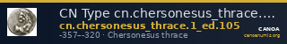 CN Type cn.chersonesus_thrace.1_ed.105 — CANOA