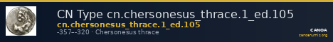 CN Type cn.chersonesus_thrace.1_ed.105 — CANOA