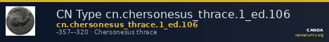 CN Type cn.chersonesus_thrace.1_ed.106 — CANOA