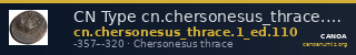 CN Type cn.chersonesus_thrace.1_ed.110 — CANOA