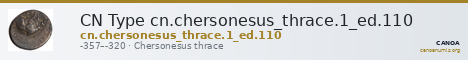 CN Type cn.chersonesus_thrace.1_ed.110 — CANOA