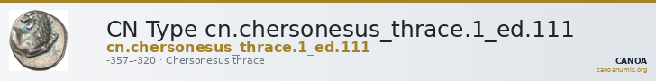 CN Type cn.chersonesus_thrace.1_ed.111 — CANOA