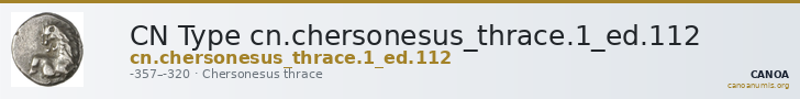 CN Type cn.chersonesus_thrace.1_ed.112 — CANOA