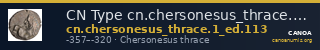 CN Type cn.chersonesus_thrace.1_ed.113 — CANOA