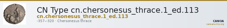 CN Type cn.chersonesus_thrace.1_ed.113 — CANOA