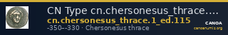 CN Type cn.chersonesus_thrace.1_ed.115 — CANOA