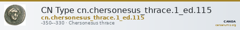 CN Type cn.chersonesus_thrace.1_ed.115 — CANOA