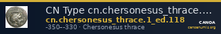 CN Type cn.chersonesus_thrace.1_ed.118 — CANOA