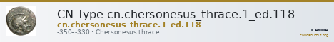 CN Type cn.chersonesus_thrace.1_ed.118 — CANOA