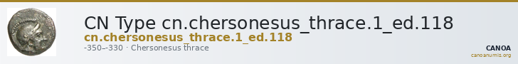 CN Type cn.chersonesus_thrace.1_ed.118 — CANOA
