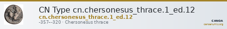 CN Type cn.chersonesus_thrace.1_ed.12 — CANOA