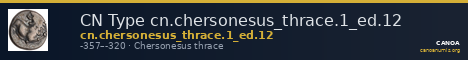 CN Type cn.chersonesus_thrace.1_ed.12 — CANOA