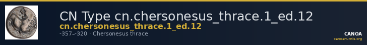 CN Type cn.chersonesus_thrace.1_ed.12 — CANOA