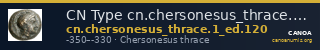 CN Type cn.chersonesus_thrace.1_ed.120 — CANOA