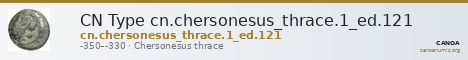 CN Type cn.chersonesus_thrace.1_ed.121 — CANOA