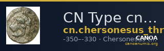 CN Type cn.chersonesus_thrace.1_ed.122 — CANOA