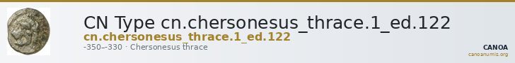 CN Type cn.chersonesus_thrace.1_ed.122 — CANOA