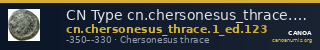 CN Type cn.chersonesus_thrace.1_ed.123 — CANOA