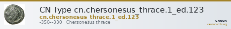 CN Type cn.chersonesus_thrace.1_ed.123 — CANOA