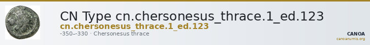 CN Type cn.chersonesus_thrace.1_ed.123 — CANOA