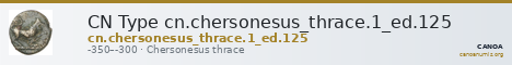 CN Type cn.chersonesus_thrace.1_ed.125 — CANOA